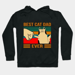 Best Cat Dad Ever funny gift for daddy, fathers day Hoodie